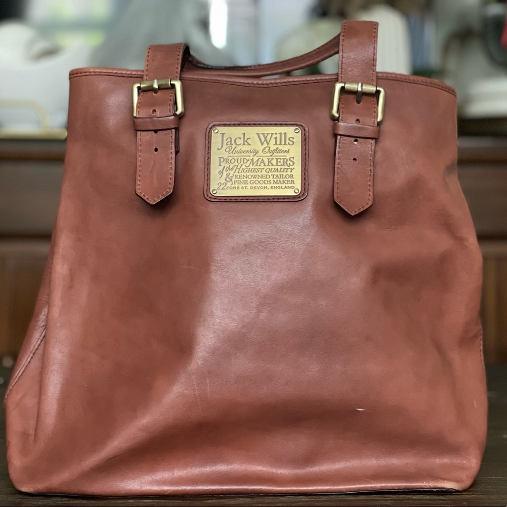 Jack Wills Leather Tote Bag